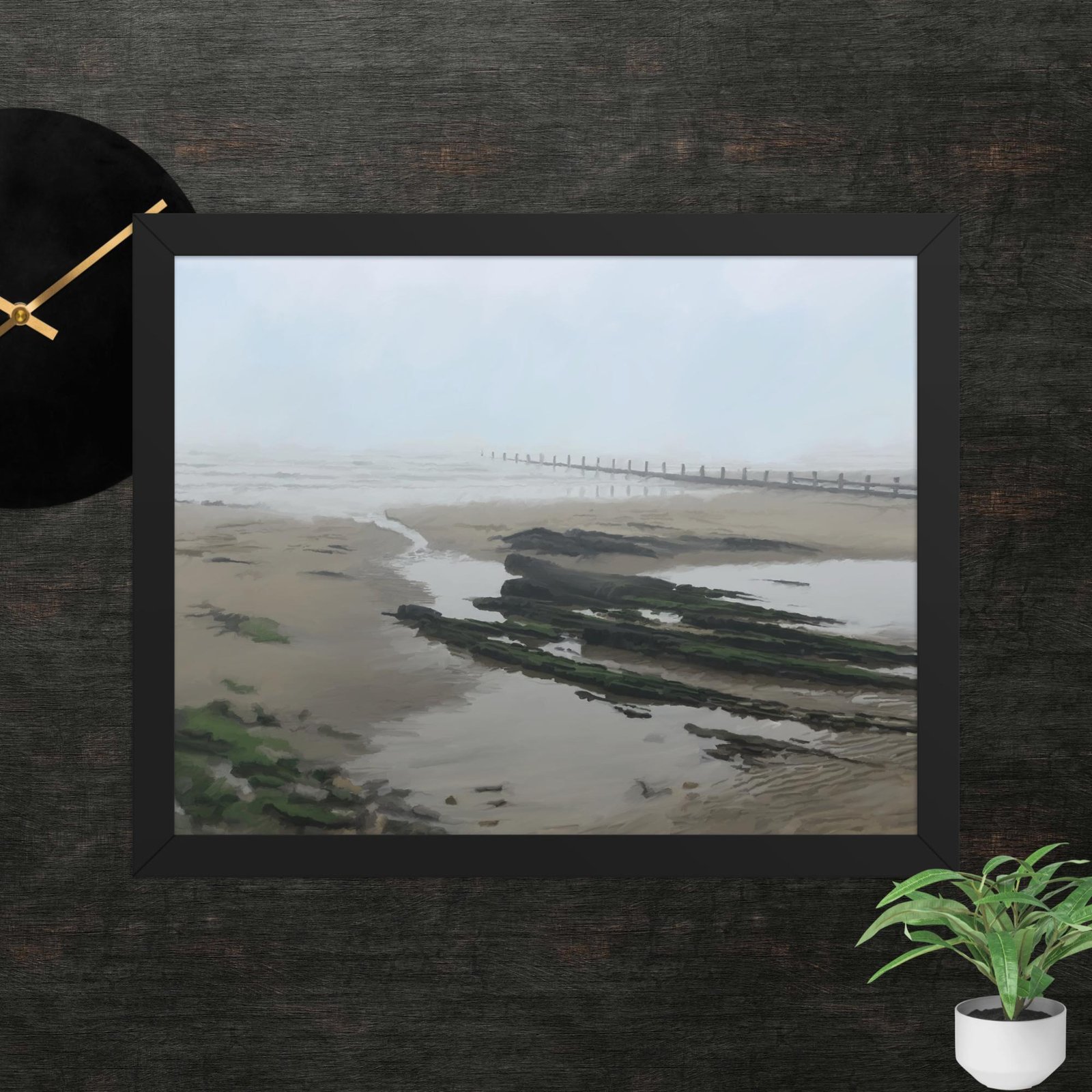 Hope Beach -Beach / Seascape Painting -Poster - Image 3