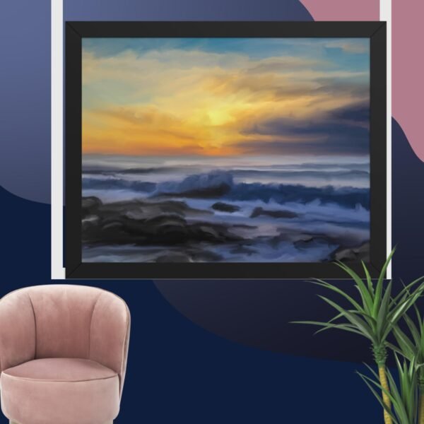 Freedom - Seascape Beach Painting Poster - Image 4