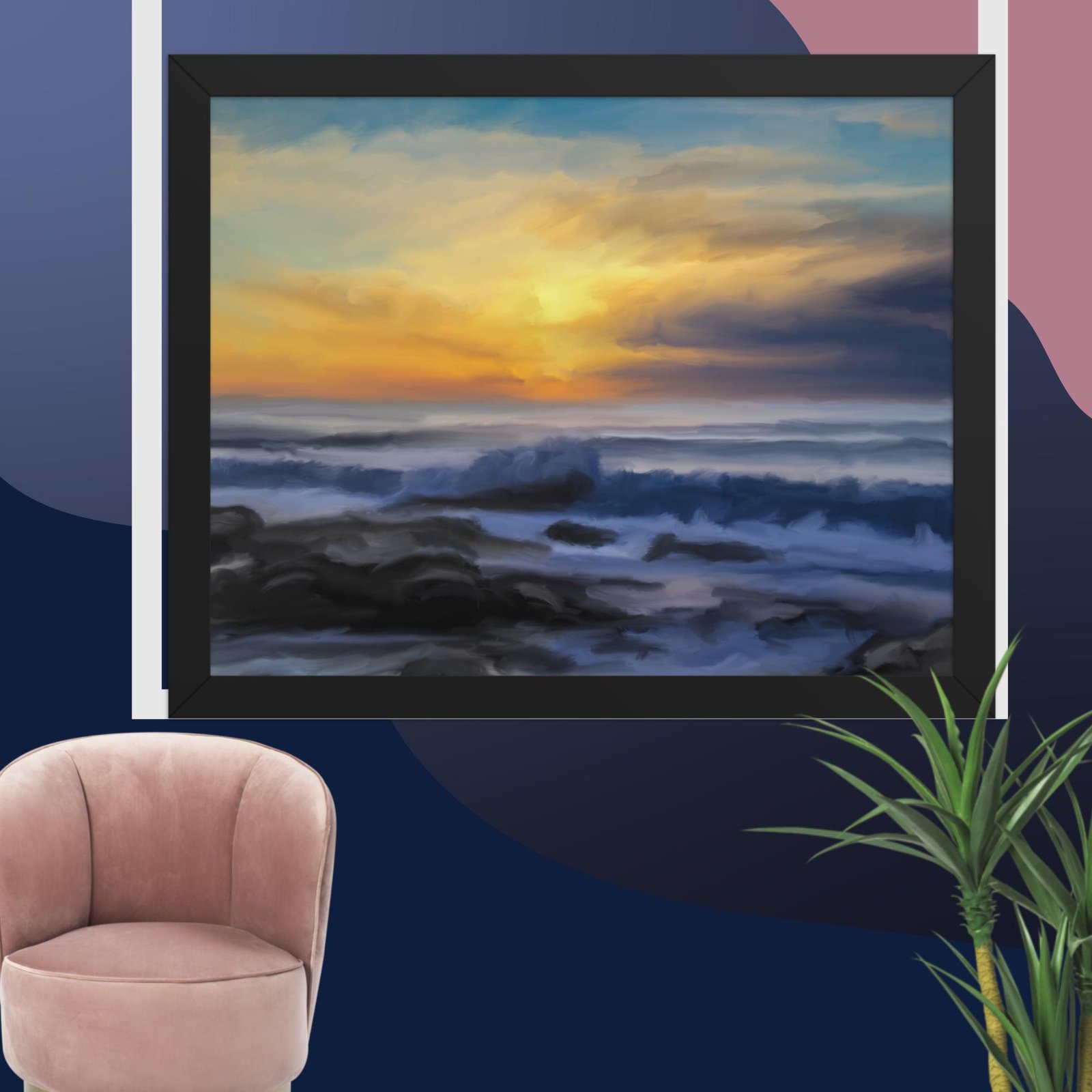 Freedom - Seascape Beach Painting Poster - Image 4
