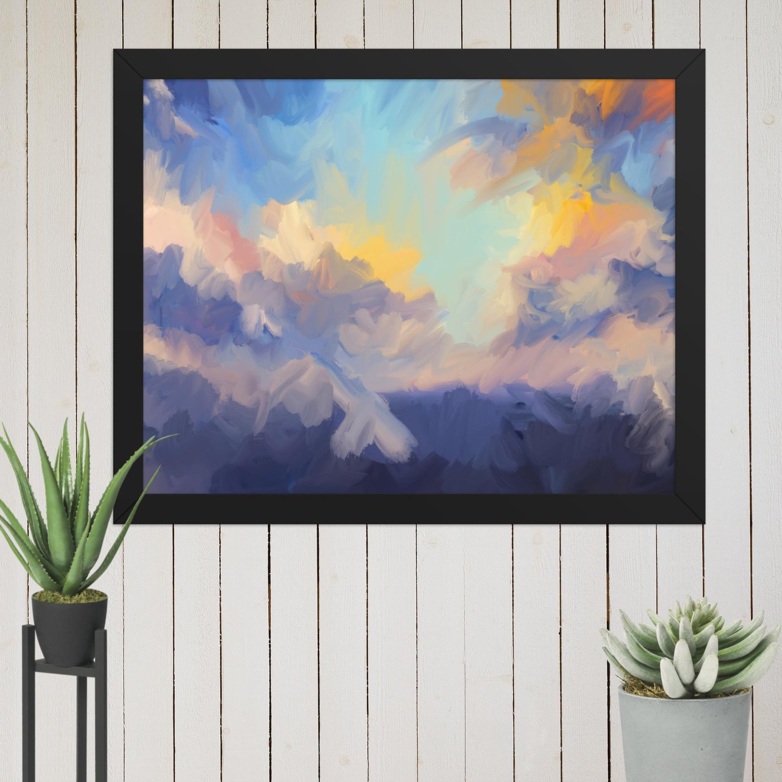 Devine Skies Abstract Poster - Image 4