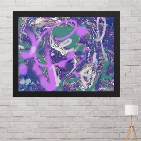 Kickflip Graffiti Abstract Poster - Image 4