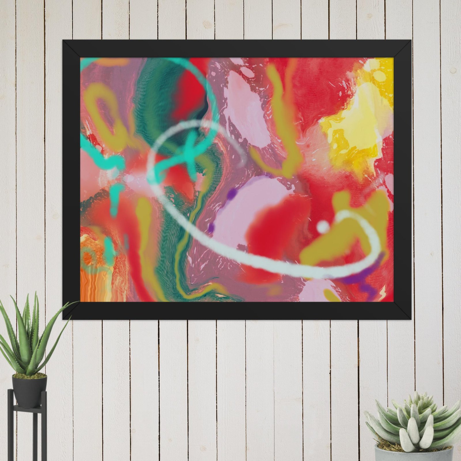 Fruitopia Abstract Painting - Image 4