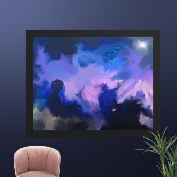 The Dream Traveller Abstract Painting - Image 4