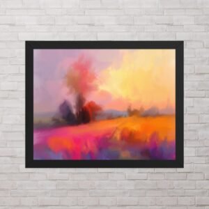 Tunisian Dreams - Abstract / Landscape Painting -Poster