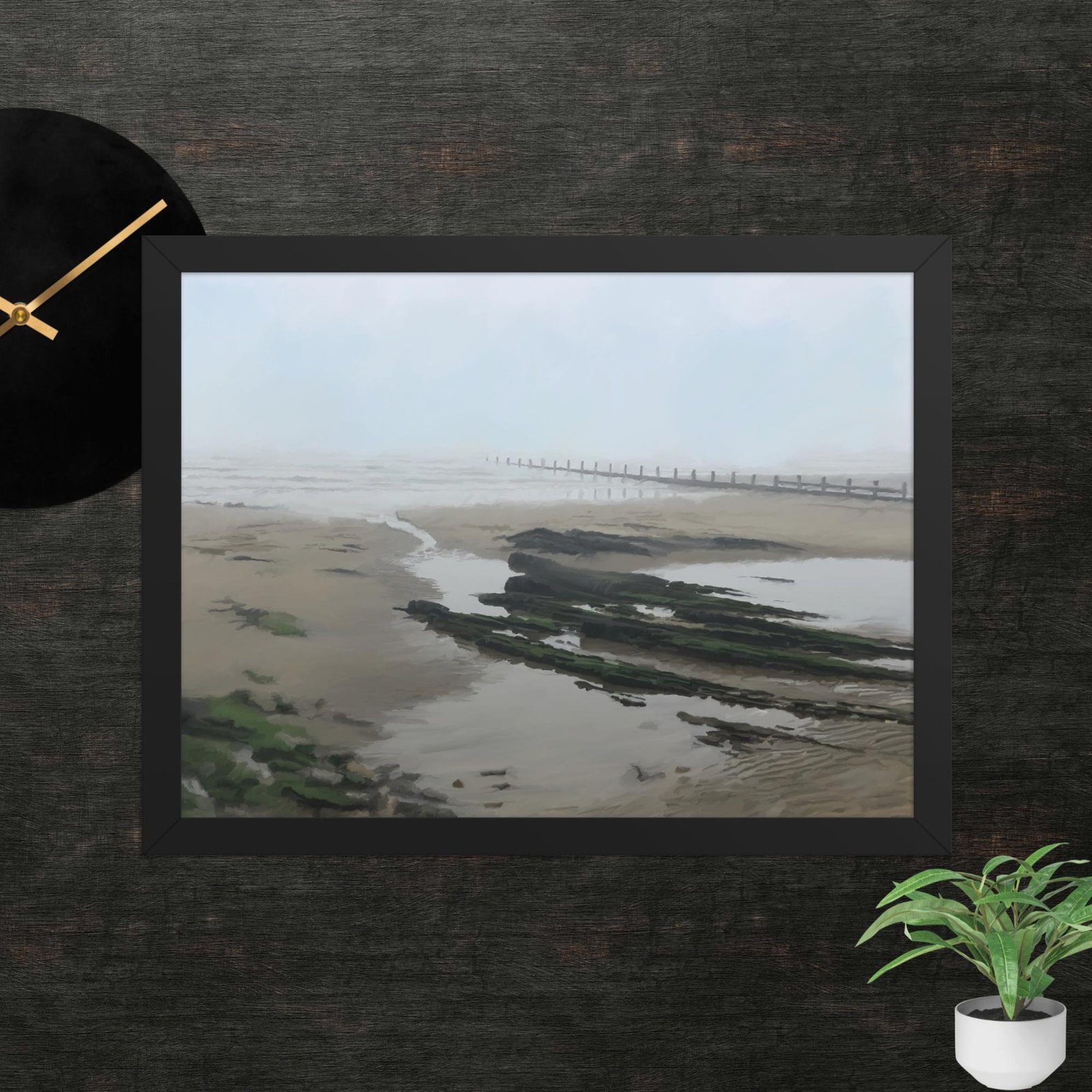 Hope Beach -Beach / Seascape Painting -Poster - Image 5