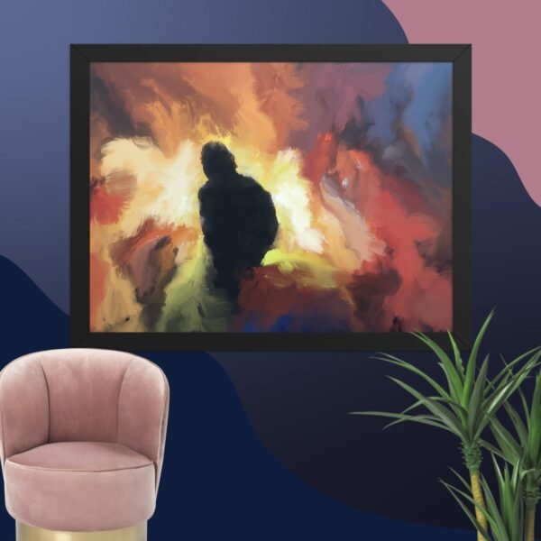 The Visitor -Abstract Painting Poster - Image 6