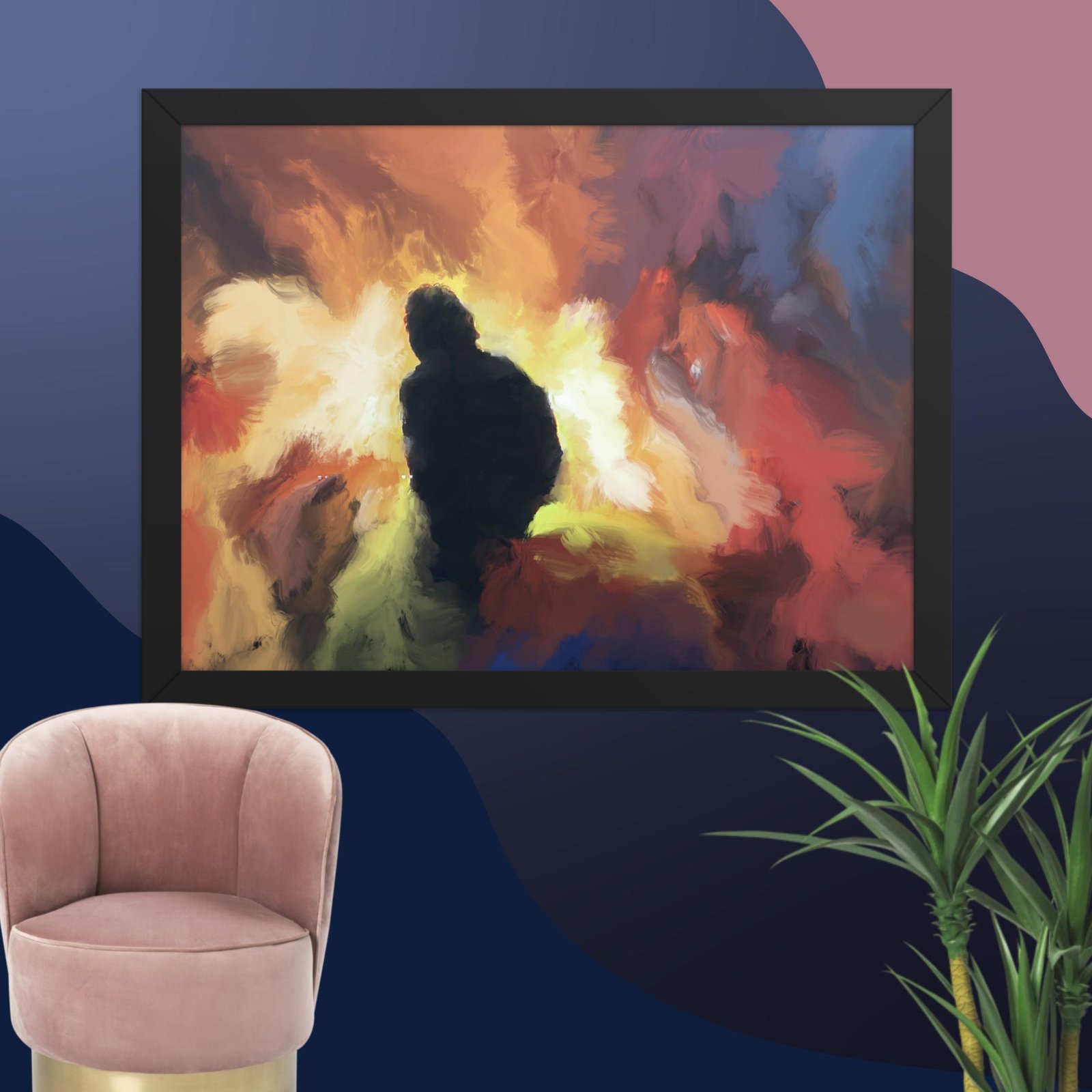 The Visitor -Abstract Painting Poster - Image 6