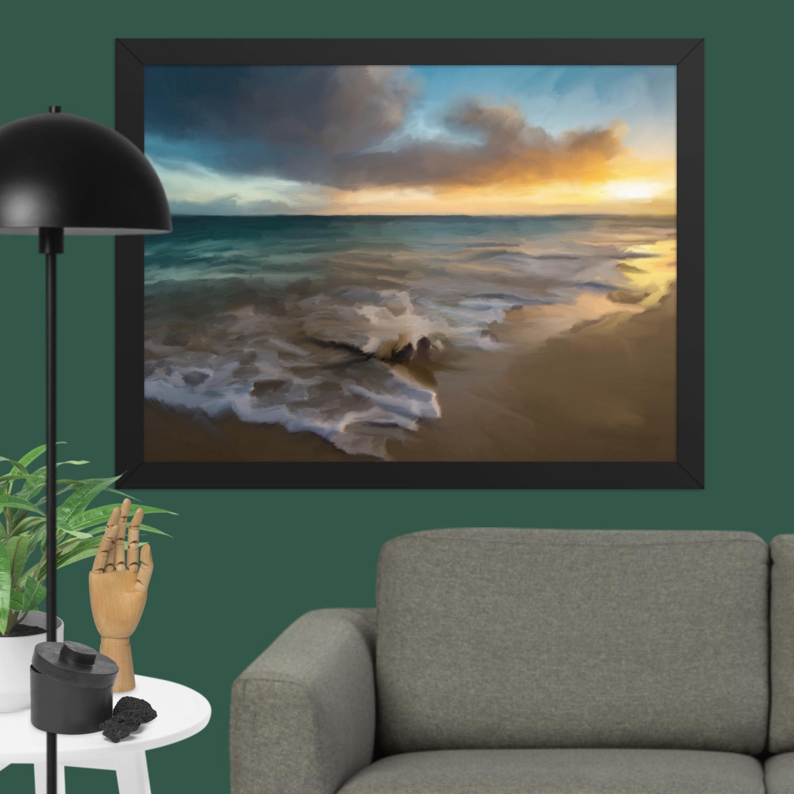 Tranquil Seas - Seascape Beach painting Poster - Image 5