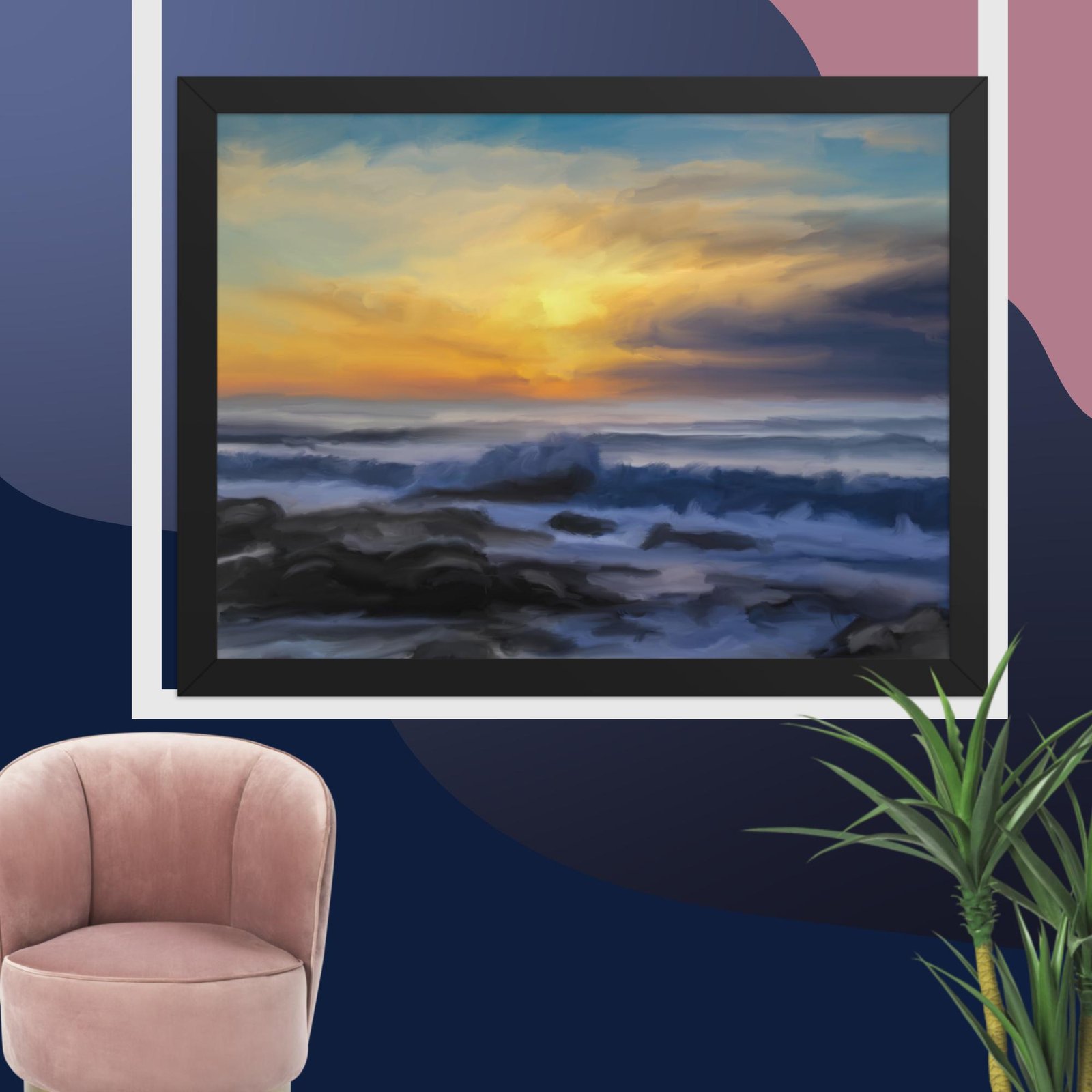 Freedom - Seascape Beach Painting Poster - Image 6