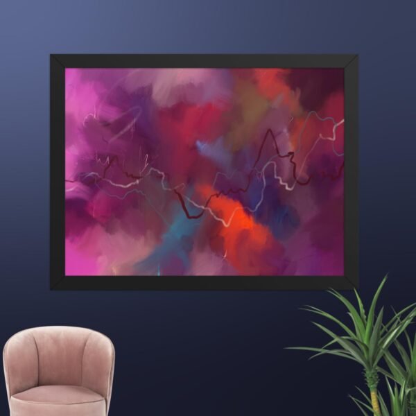 The Heart of the Storm - Abstract poster - Image 6