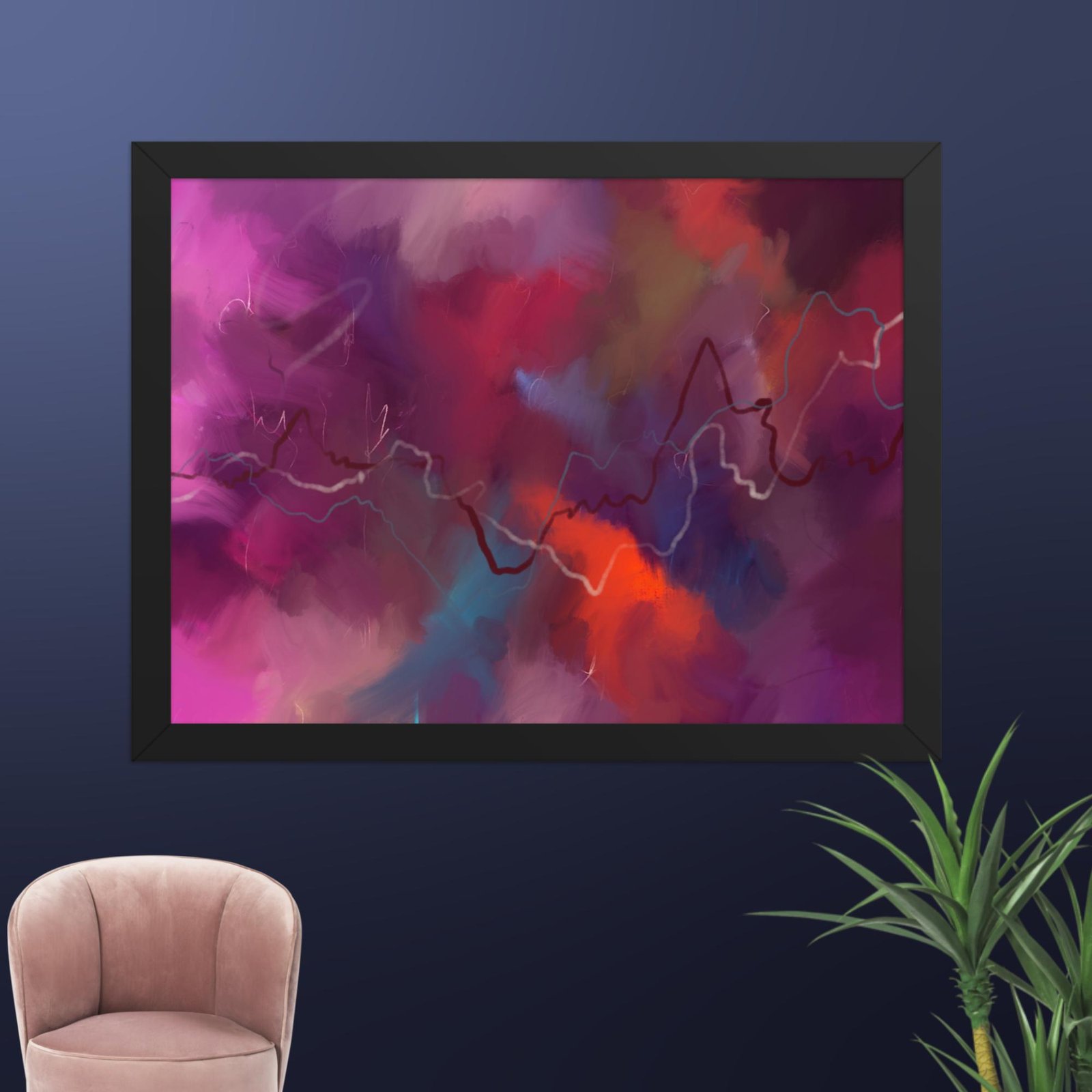 The Heart of the Storm - Abstract poster - Image 6