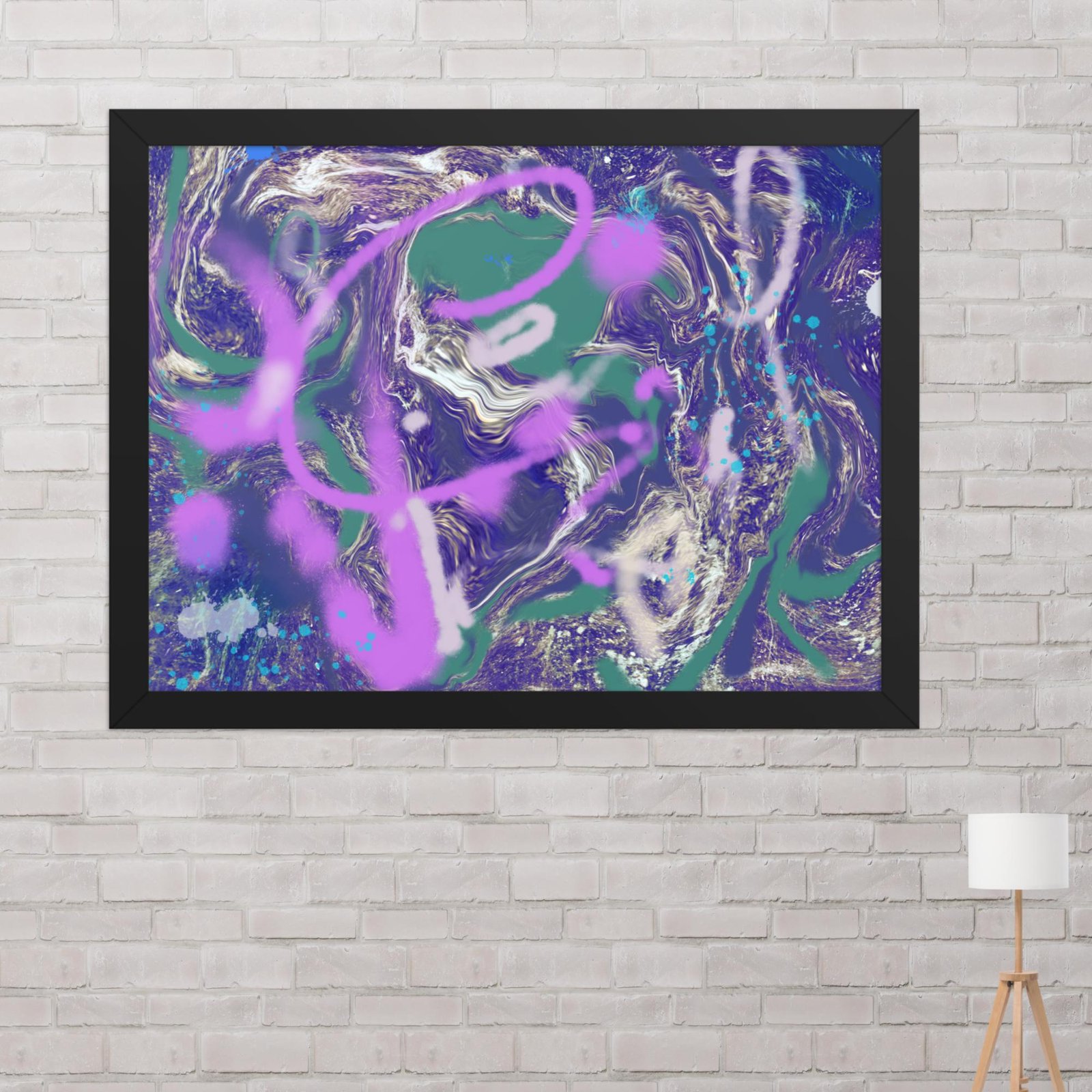 Kickflip Graffiti Abstract Poster - Image 6