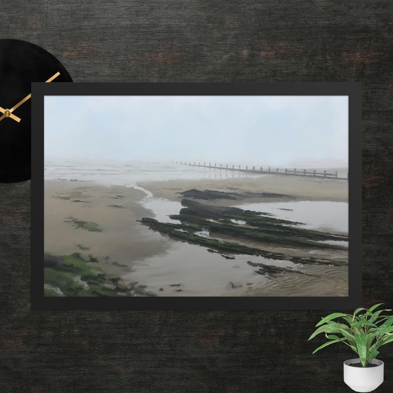 Hope Beach -Beach / Seascape Painting -Poster - Image 7