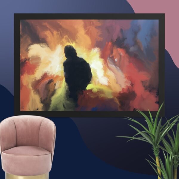 The Visitor -Abstract Painting Poster - Image 8