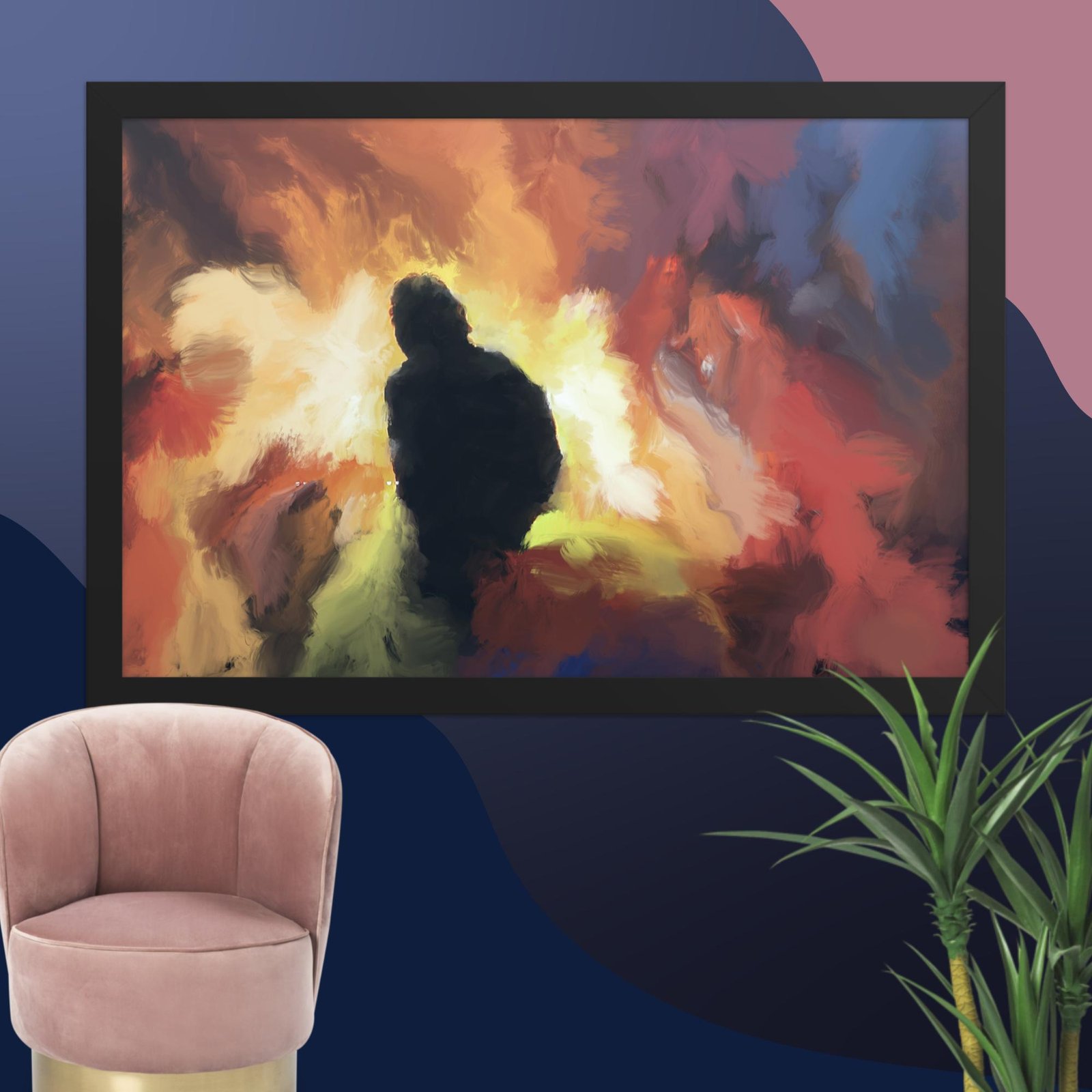 The Visitor -Abstract Painting Poster - Image 8