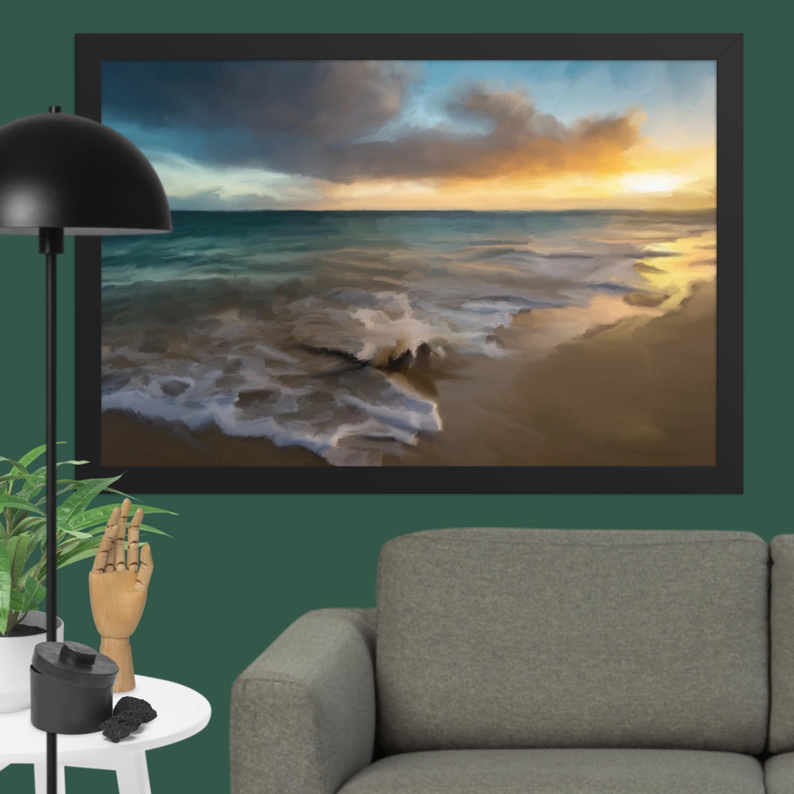 Tranquil Seas - Seascape Beach painting Poster - Image 7