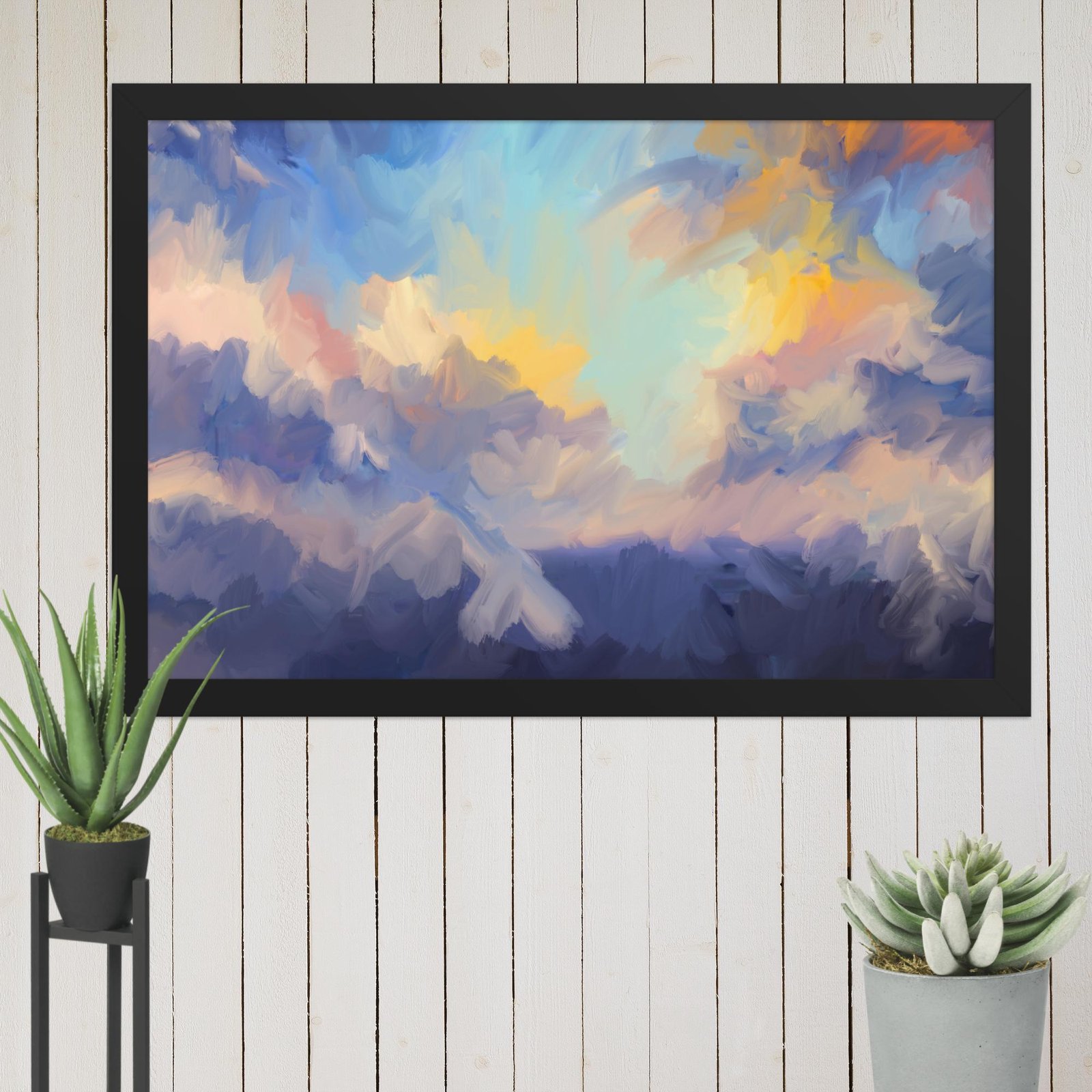 Devine Skies Abstract Poster - Image 8