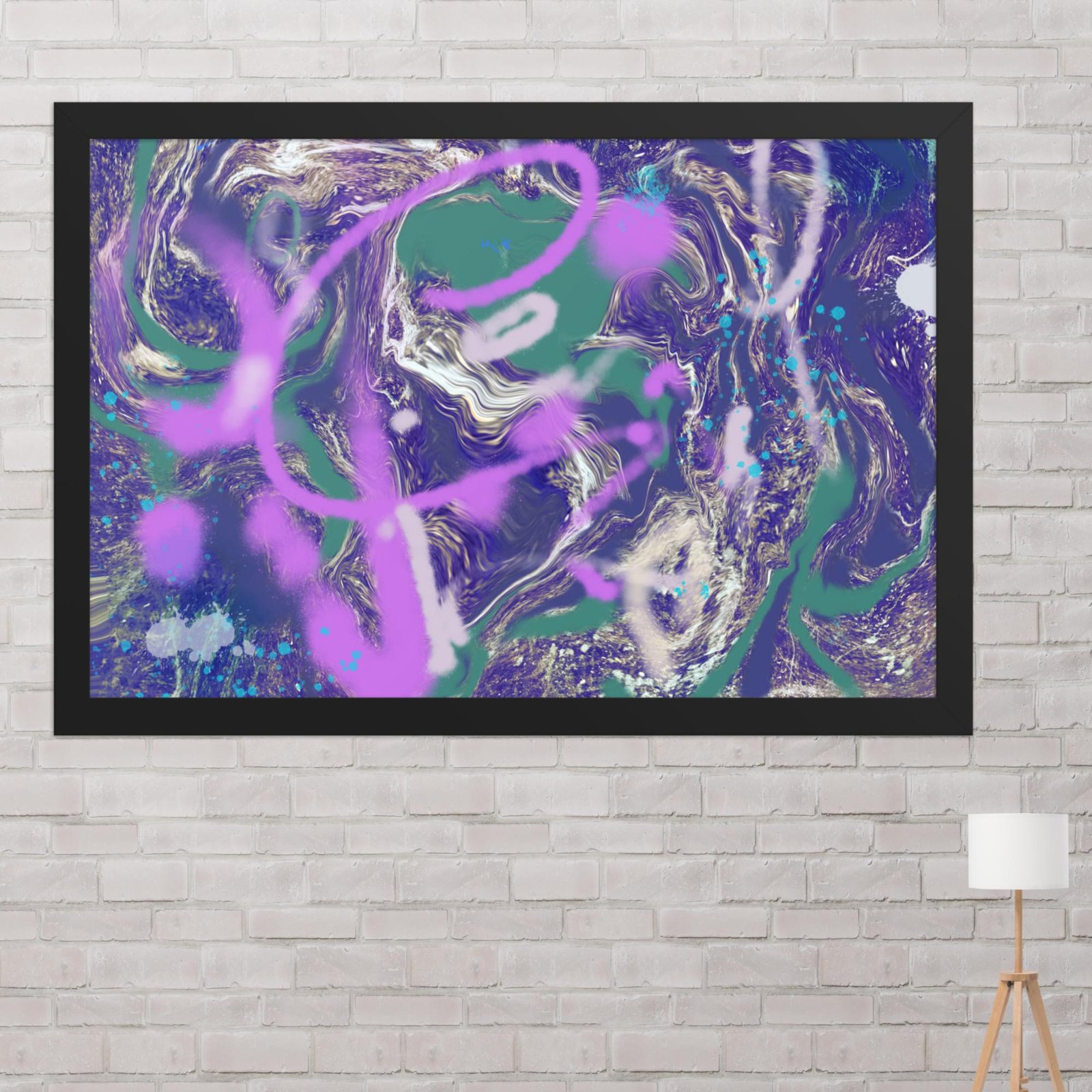 Kickflip Graffiti Abstract Poster - Image 8