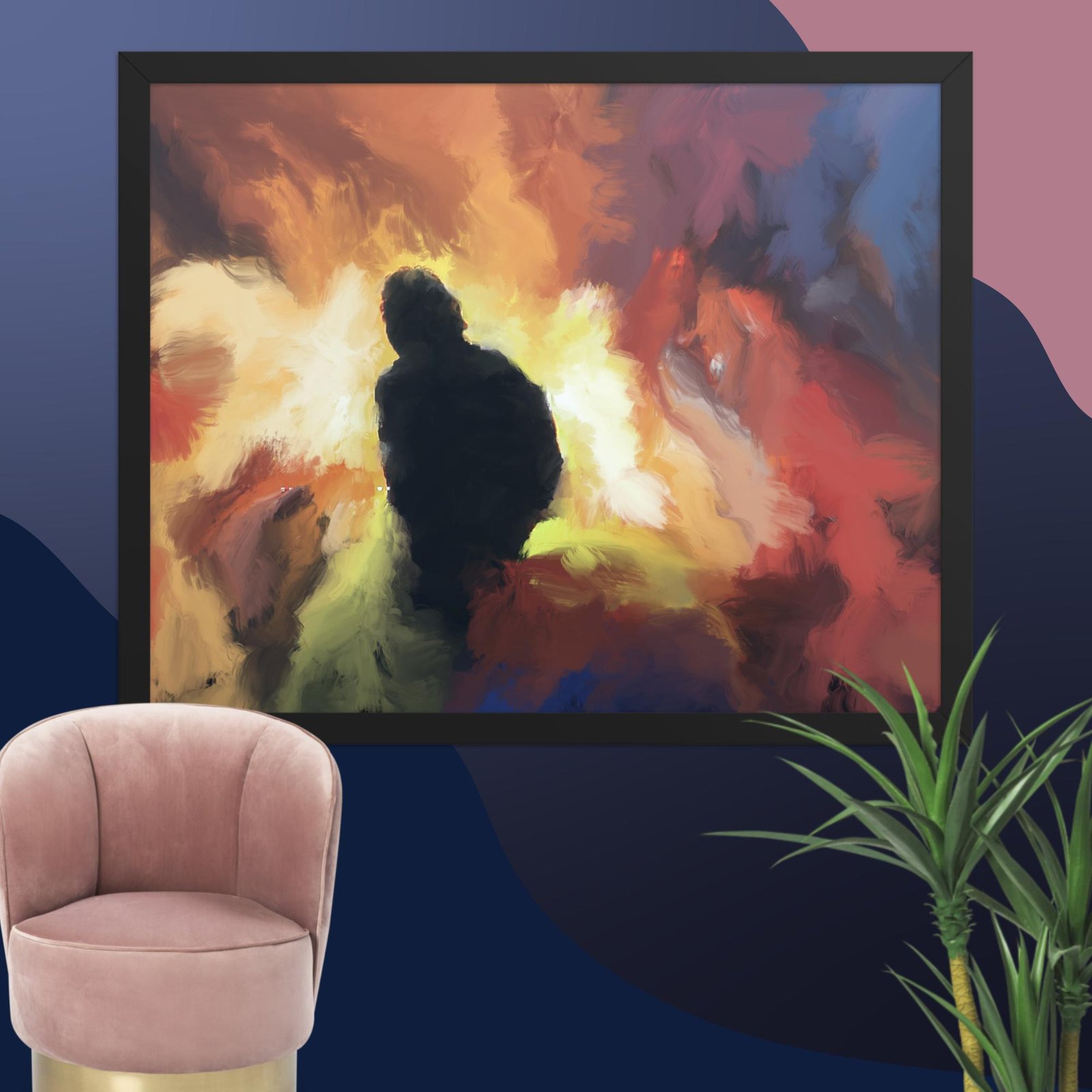The Visitor -Abstract Painting Poster - Image 10