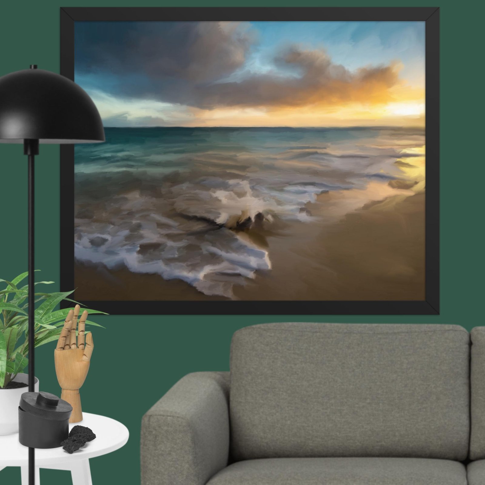 Tranquil Seas - Seascape Beach painting Poster - Image 9
