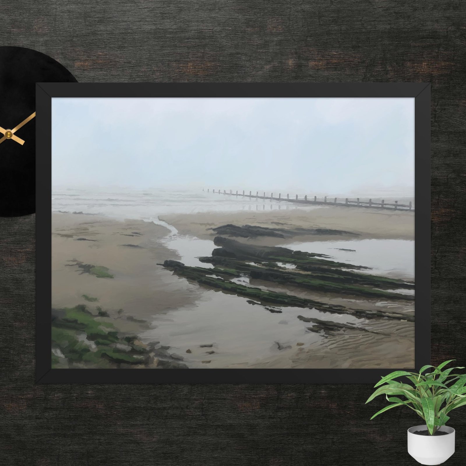 Hope Beach -Beach / Seascape Painting -Poster - Image 11
