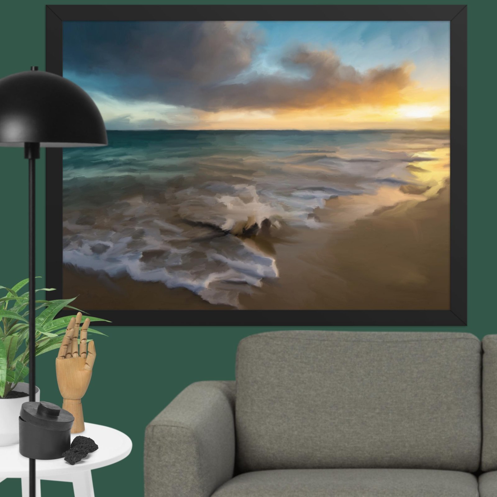 Tranquil Seas - Seascape Beach painting Poster - Image 11