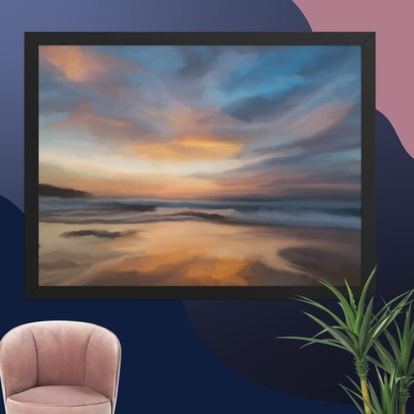 Home Coming - Beach Seascape Painting Poster - Image 12