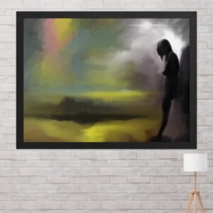 Mishka -Abstract Silhouette poster