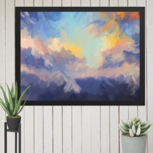 Devine Skies Abstract Poster