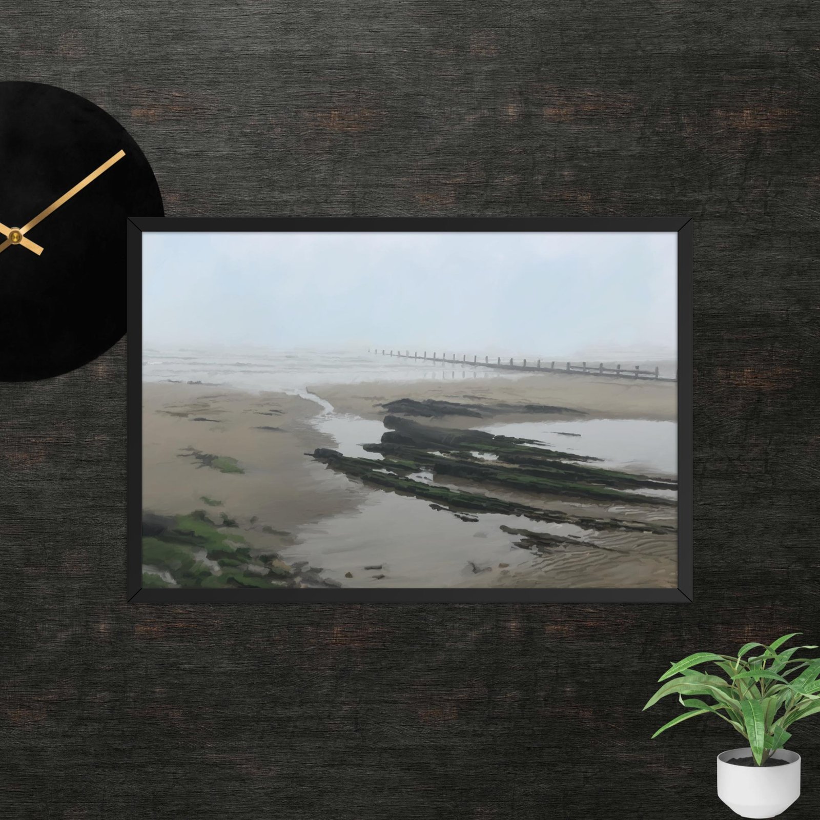 Hope Beach -Beach / Seascape Painting -Poster - Image 13