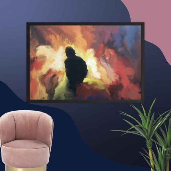 The Visitor -Abstract Painting Poster - Image 13