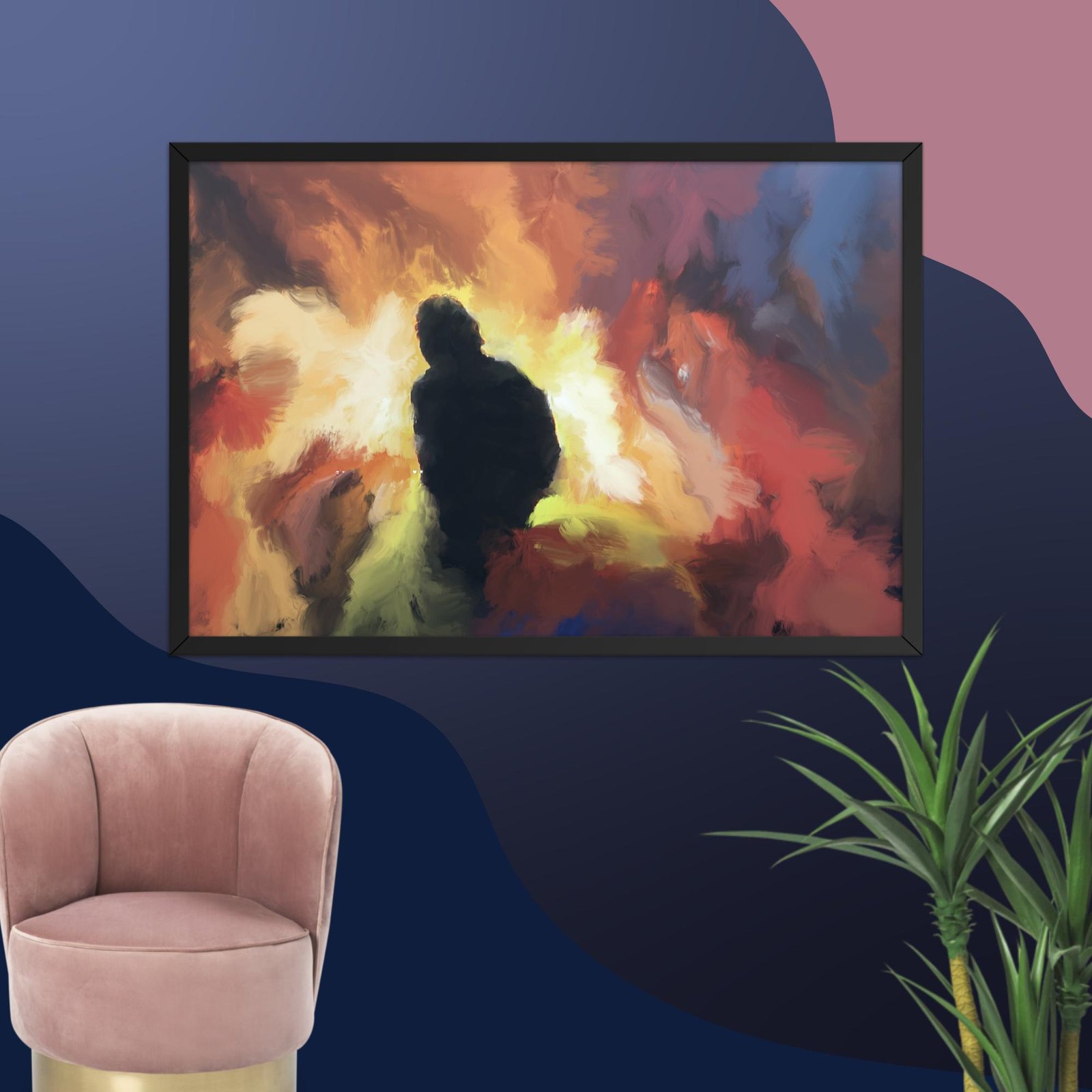 The Visitor -Abstract Painting Poster - Image 13