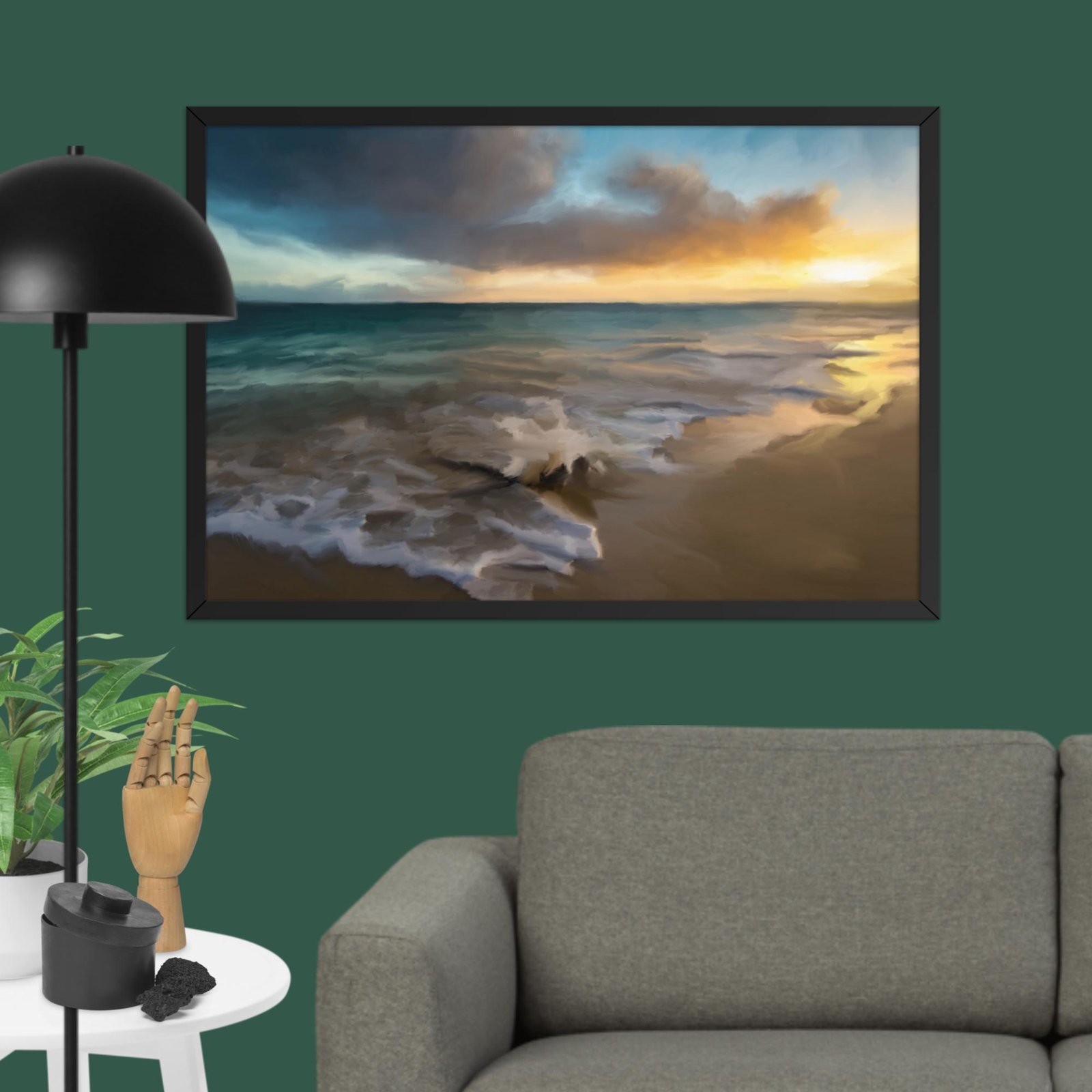 Tranquil Seas - Seascape Beach painting Poster - Image 13