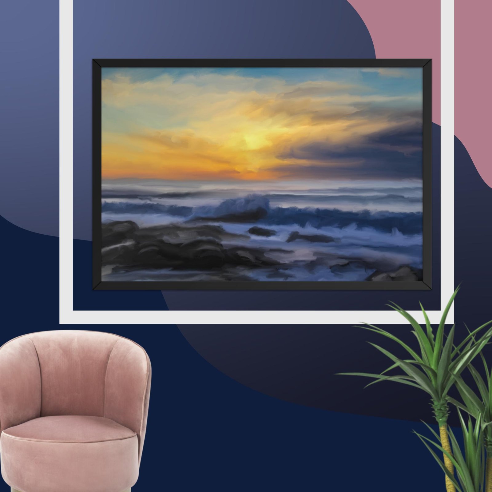 Freedom - Seascape Beach Painting Poster - Image 13