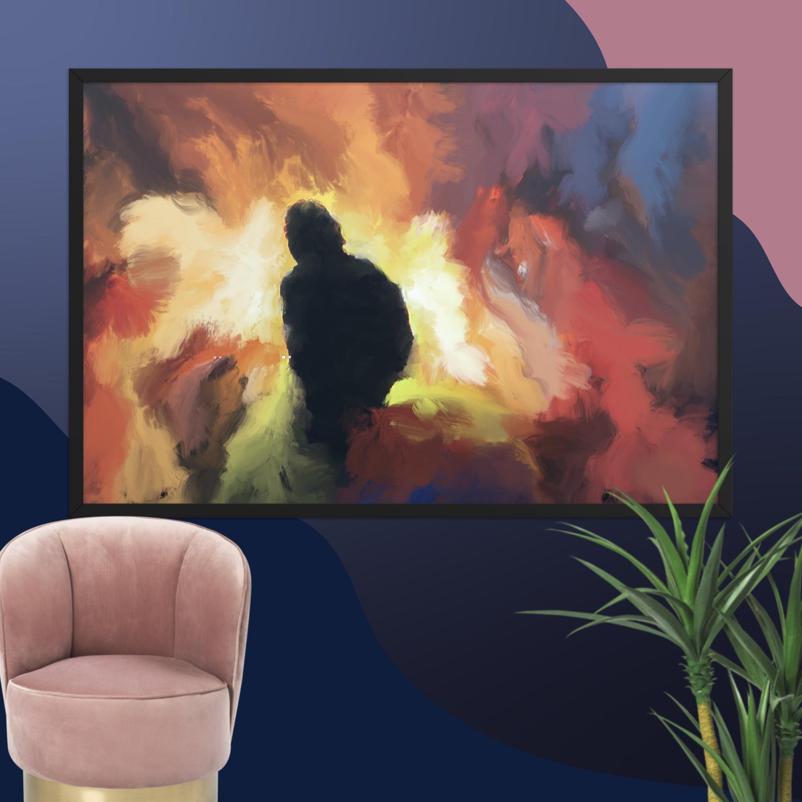 The Visitor -Abstract Painting Poster - Image 15