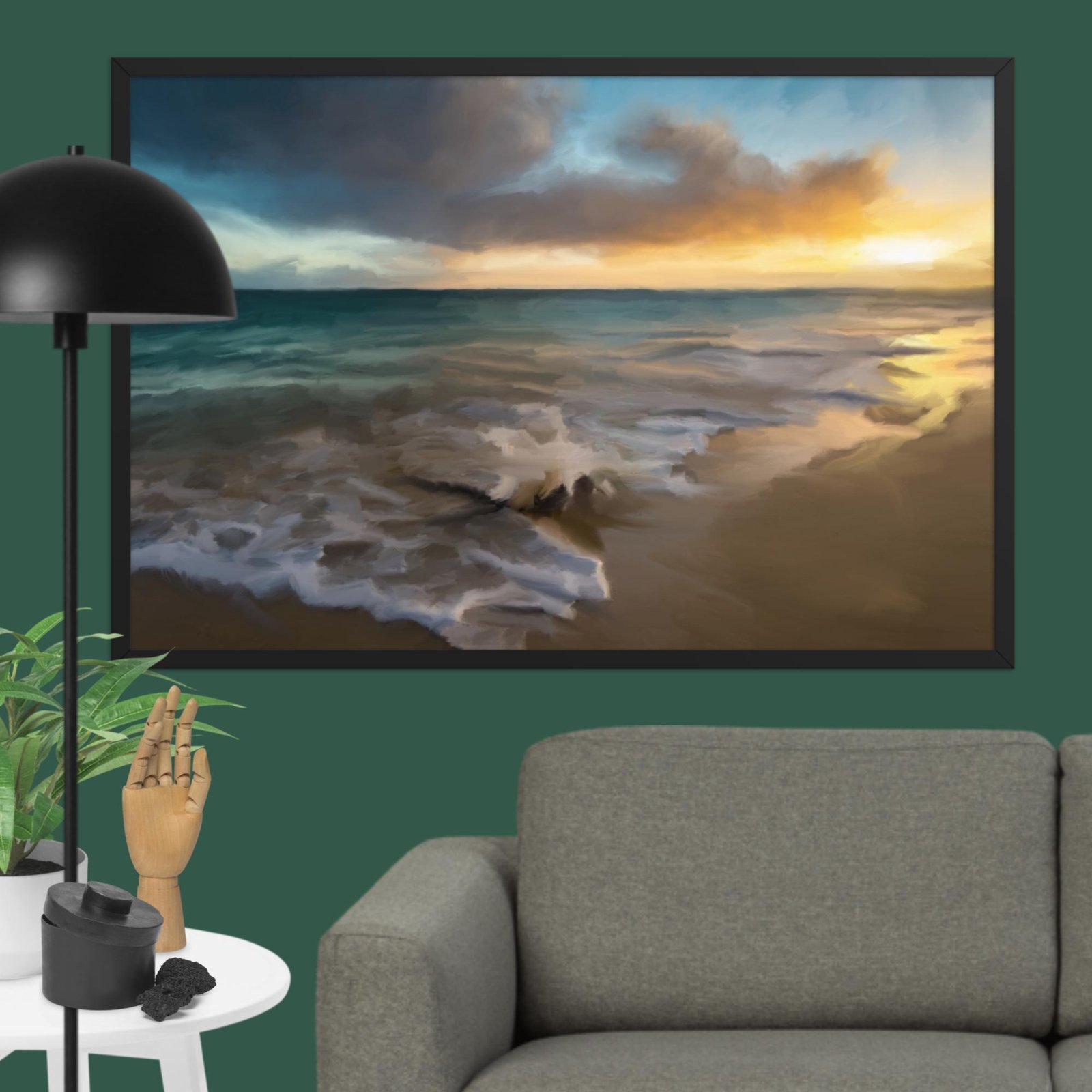 Tranquil Seas - Seascape Beach painting Poster - Image 15