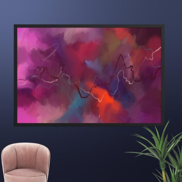 The Heart of the Storm - Abstract poster - Image 15
