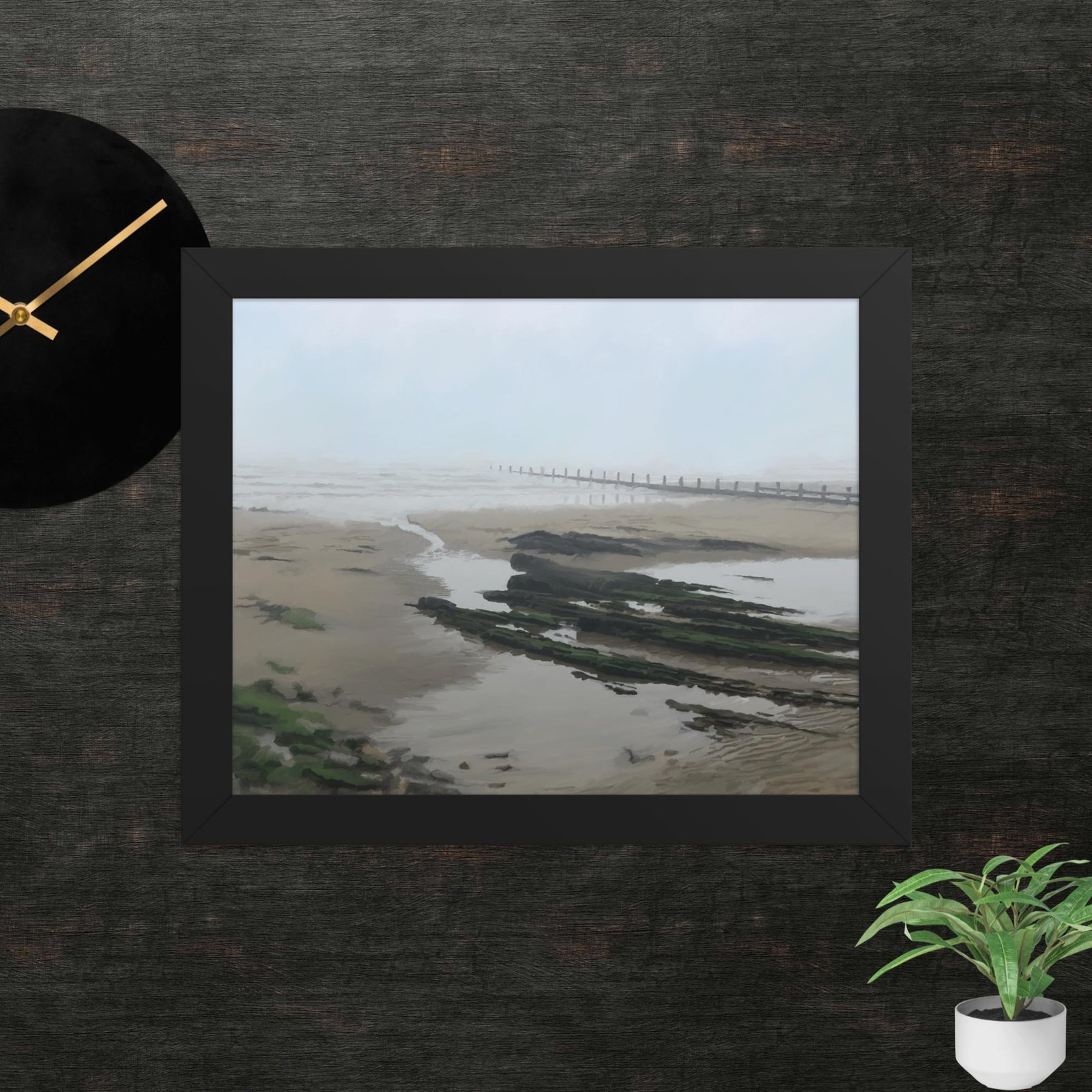 Hope Beach -Beach / Seascape Painting -Poster