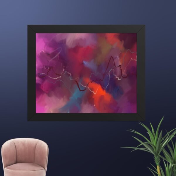 The Heart of the Storm - Abstract poster - Image 2
