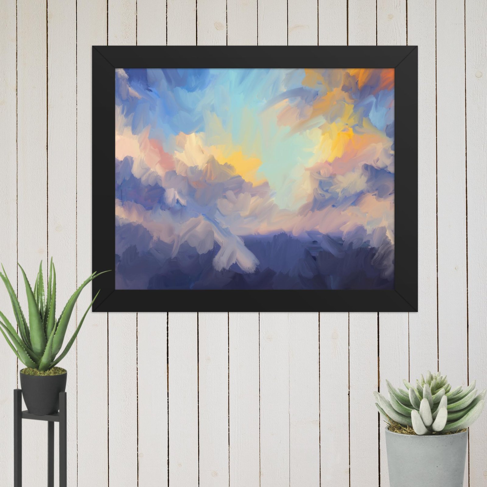 Devine Skies Abstract Poster - Image 2