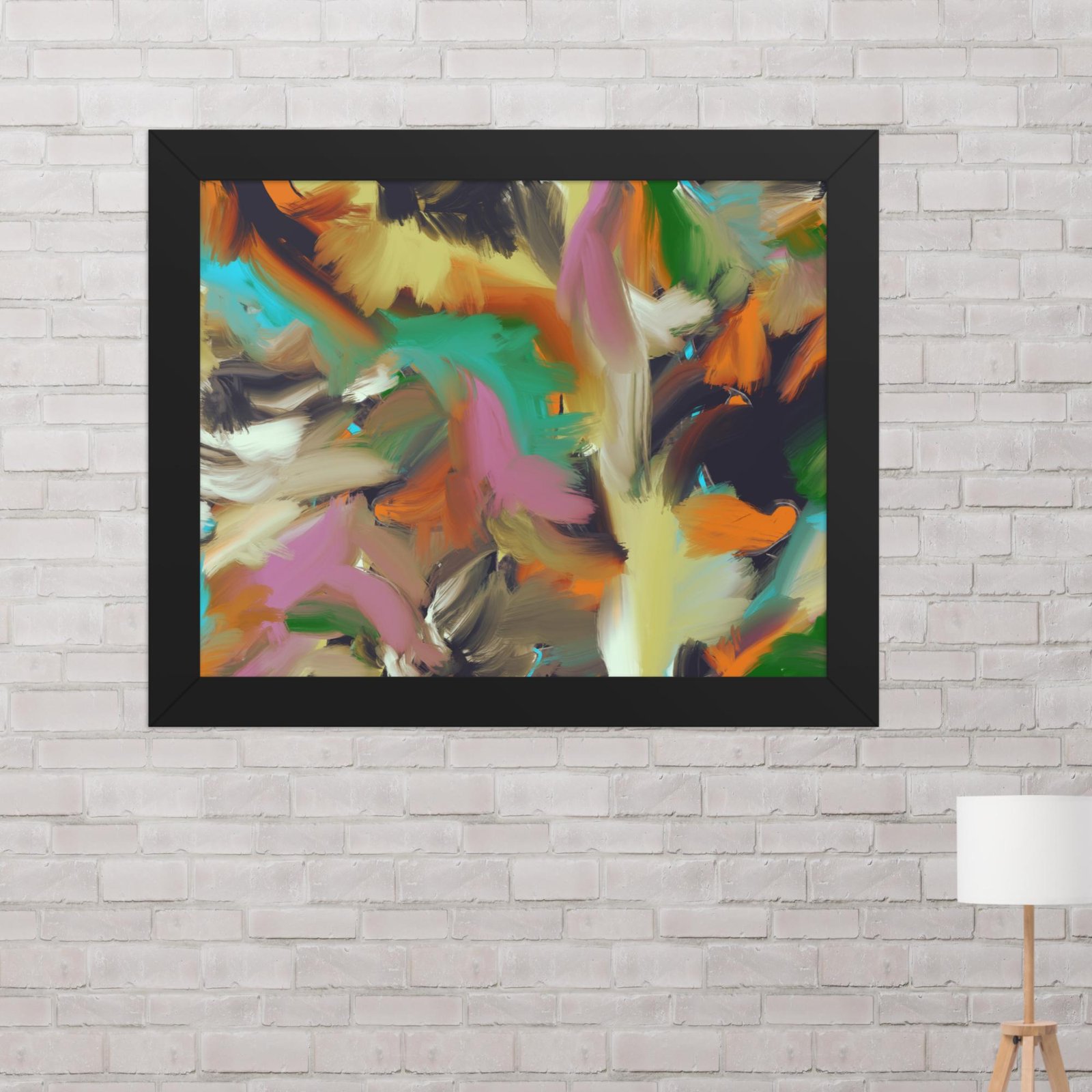 Hong Kong Abstract Poster Art - Image 2