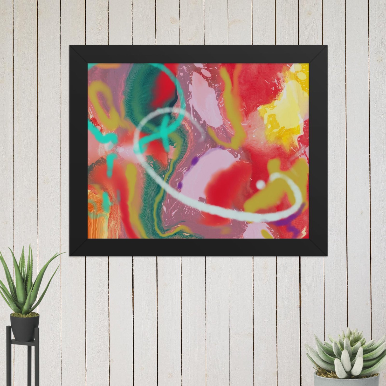 Fruitopia Abstract Painting - Image 2