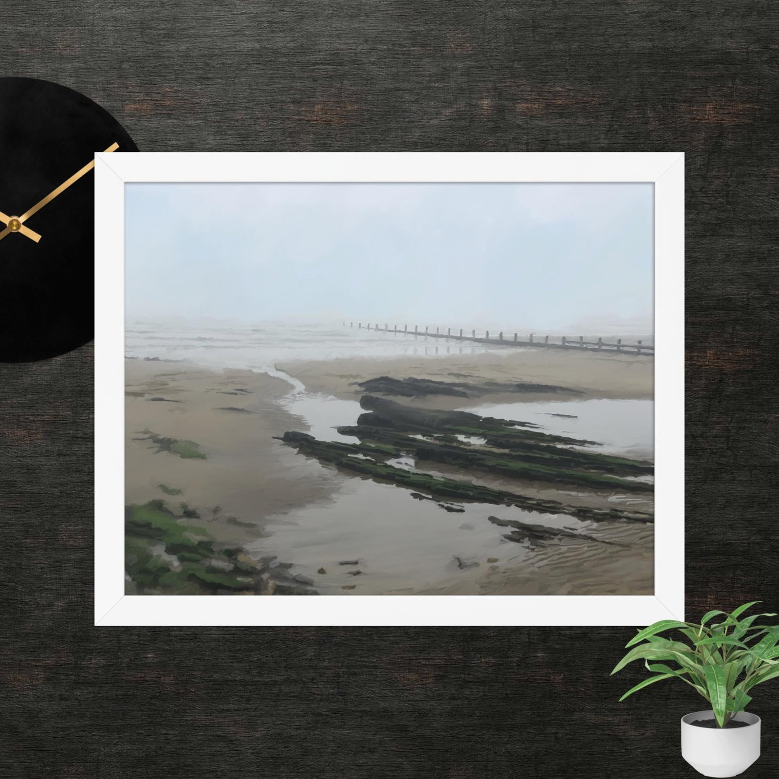 Hope Beach -Beach / Seascape Painting -Poster - Image 4