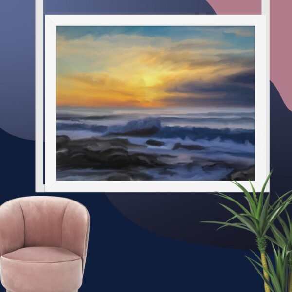Freedom - Seascape Beach Painting Poster - Image 5