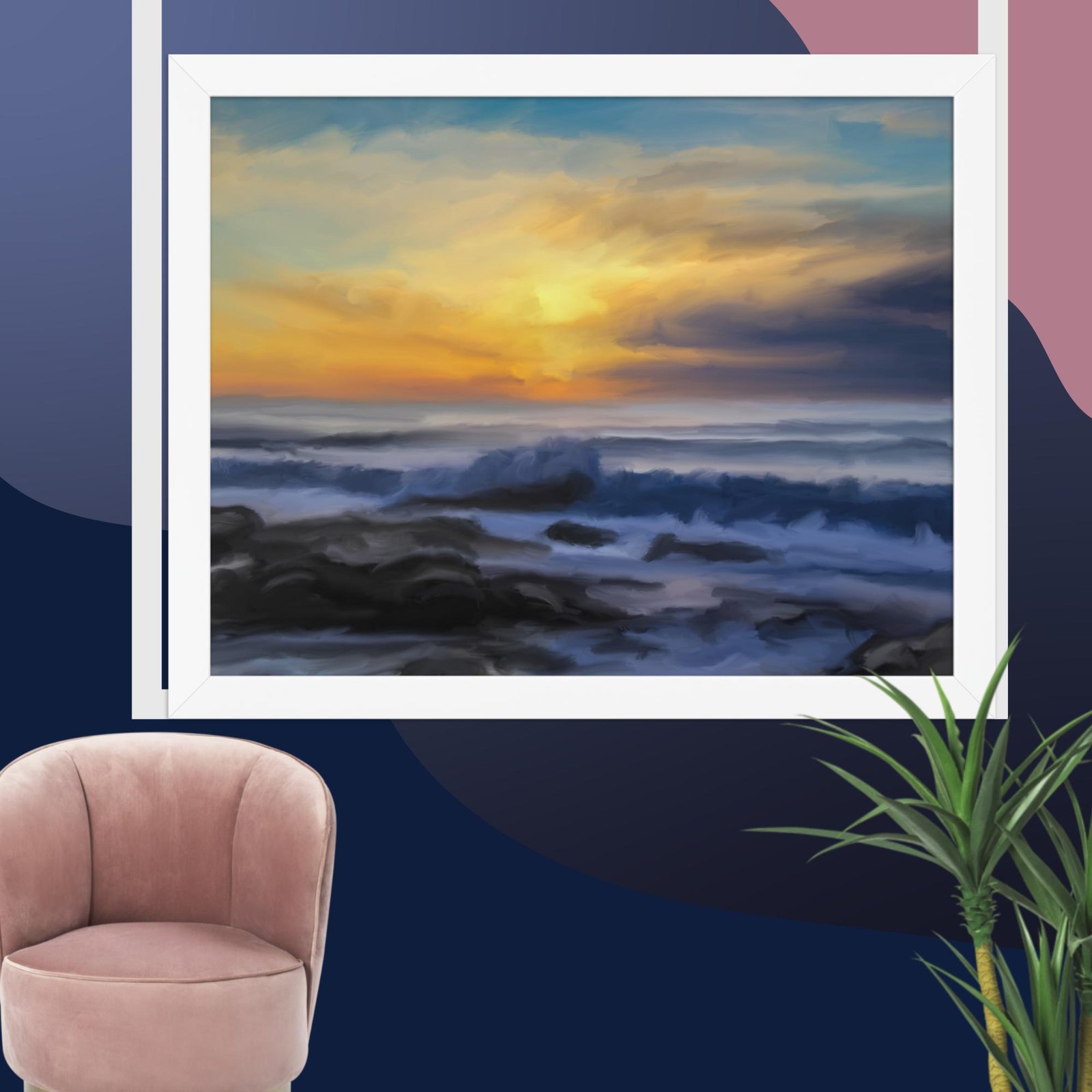 Freedom - Seascape Beach Painting Poster - Image 5