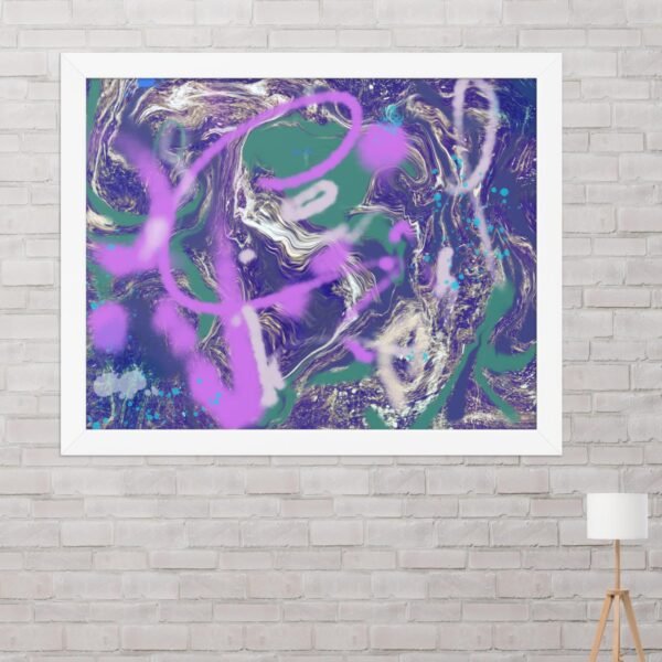 Kickflip Graffiti Abstract Poster - Image 5