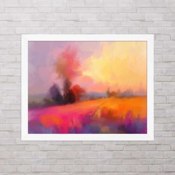 Tunisian Dreams - Abstract / Landscape Painting -Poster - Image 4