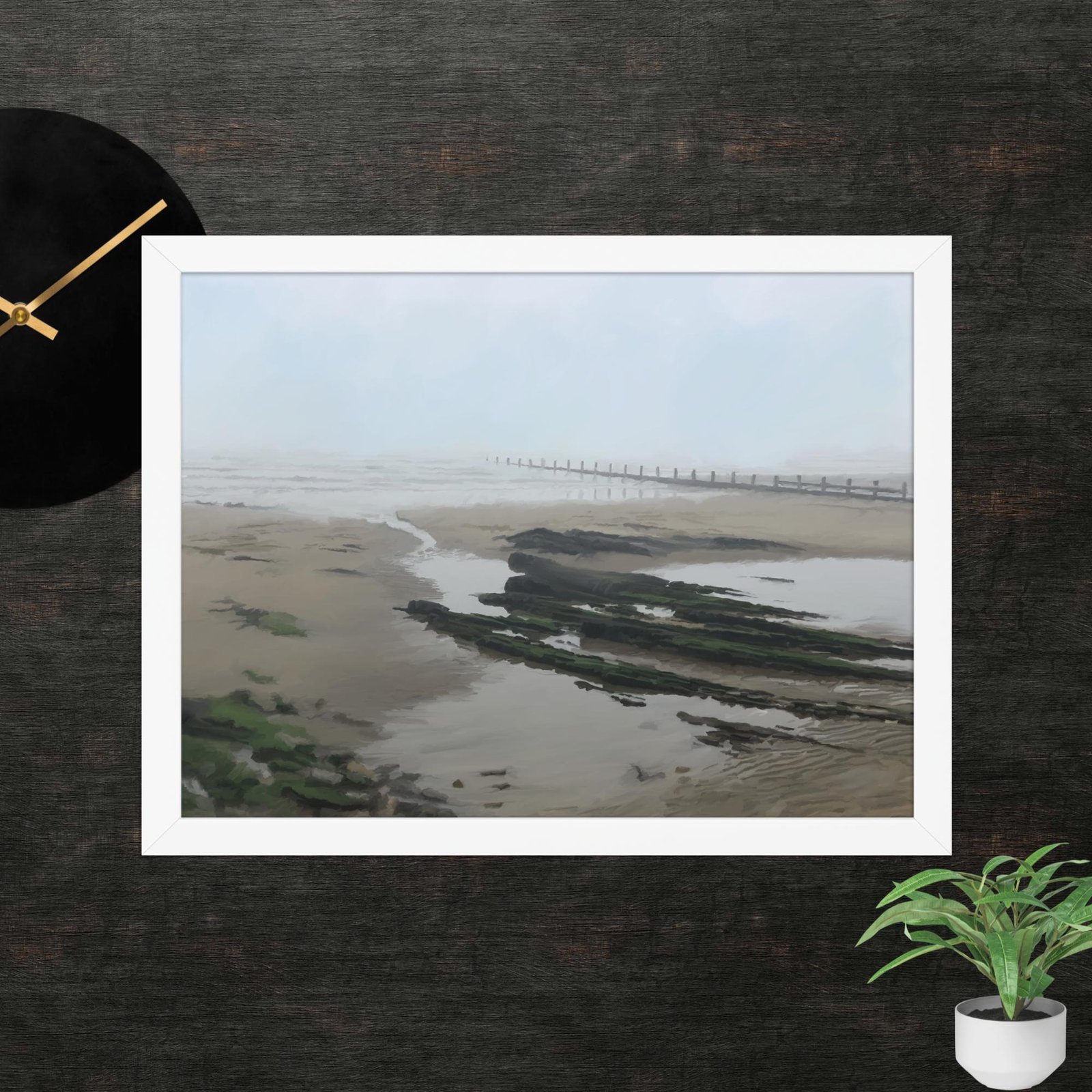 Hope Beach -Beach / Seascape Painting -Poster - Image 6