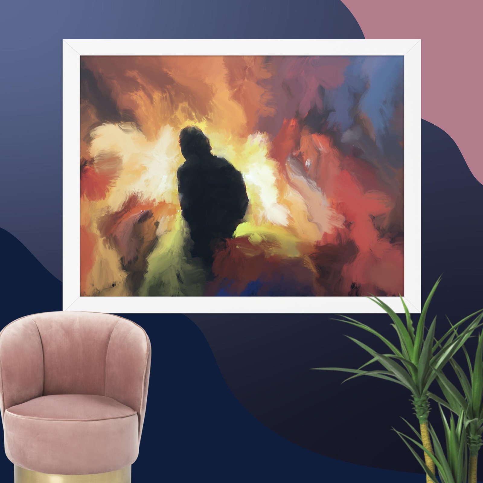 The Visitor -Abstract Painting Poster - Image 7