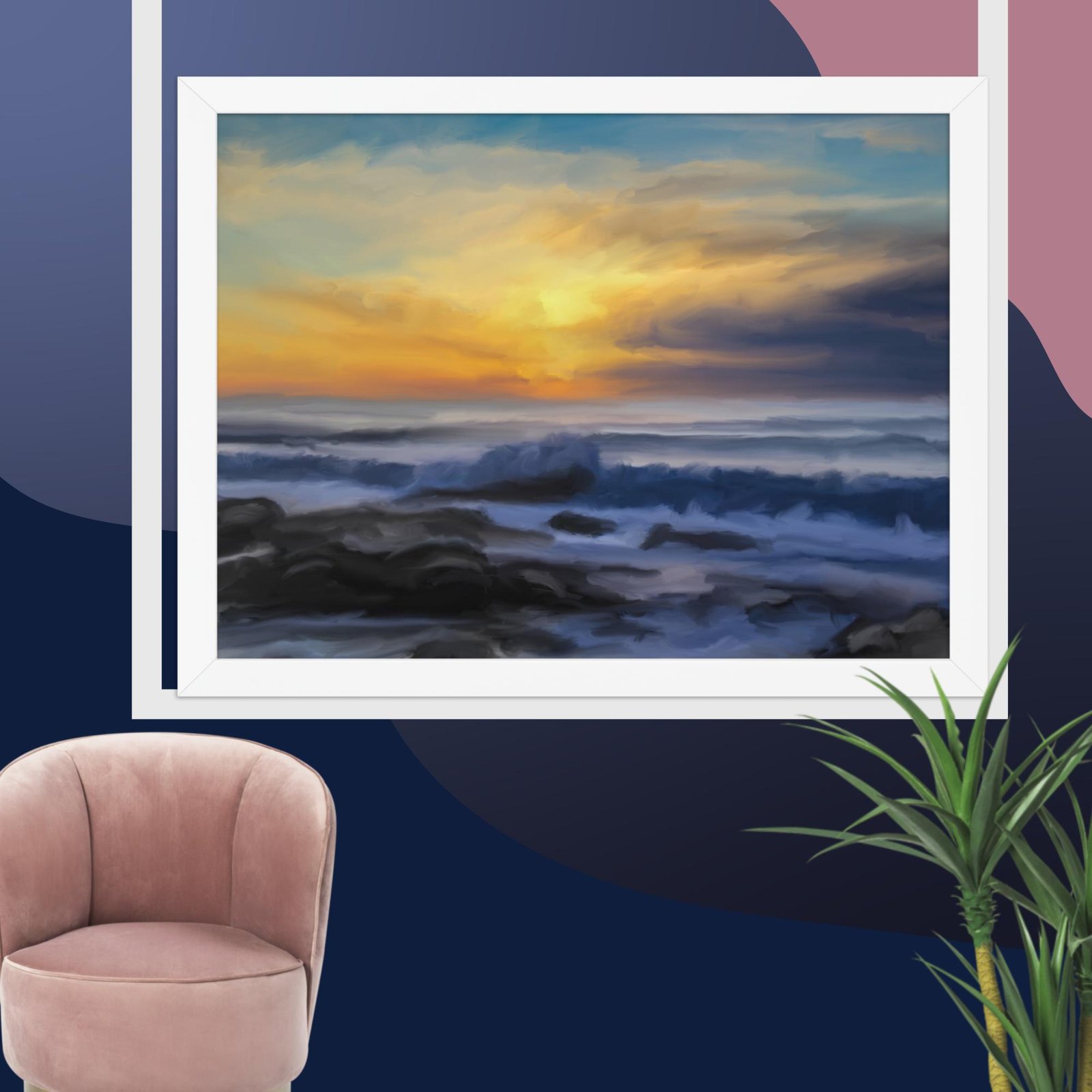 Freedom - Seascape Beach Painting Poster - Image 7